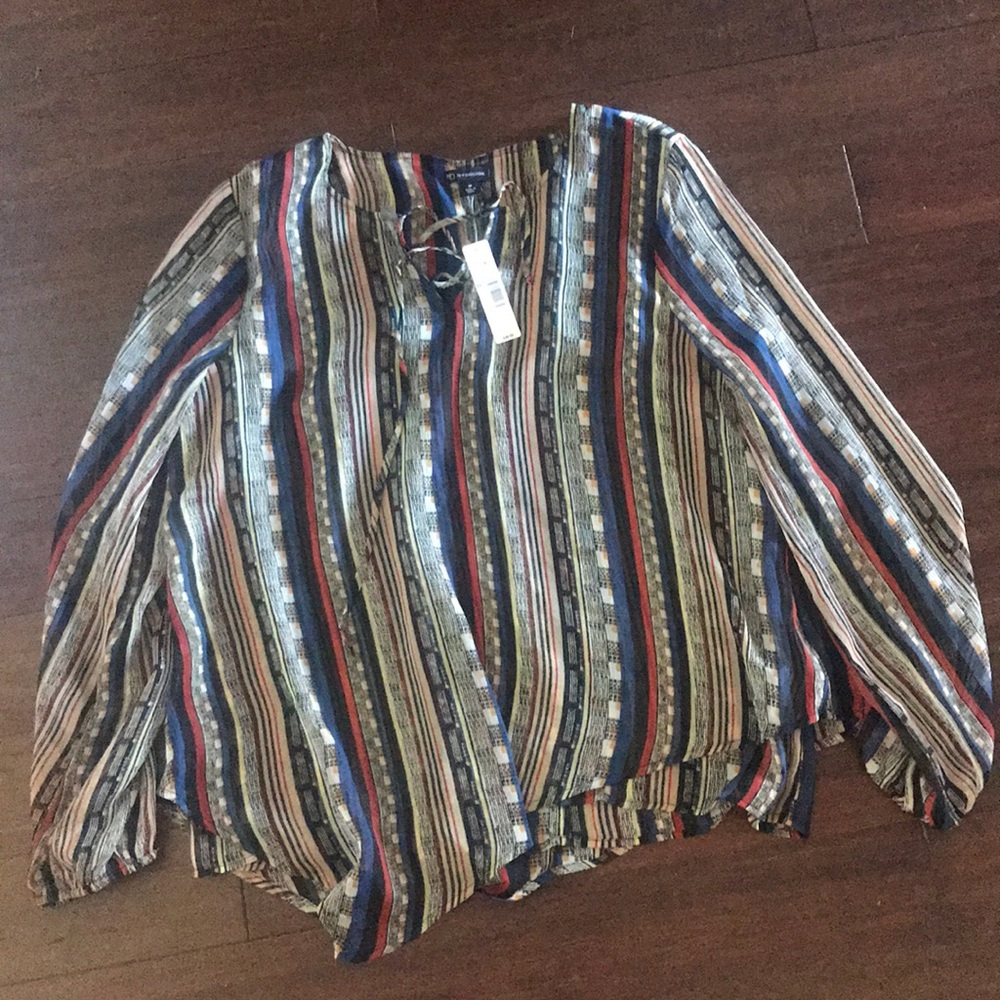 Aztec Print Top